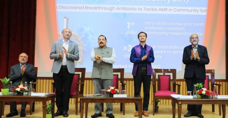 Dr. Jitendra Singh launched India’s First Indigenous Antibiotic, Nafithromycin, to combat AMR