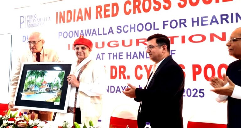 Dr. Cyrus S. Poonawalla, SII unveiled the newly built School for Hearing Impaired in Pune